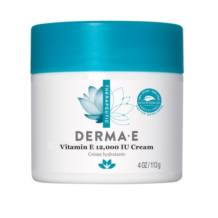 Derma E Vitamin E 12000 IU Multi-purpose Face Cream 4 Oz Vegan - supplemynts.com