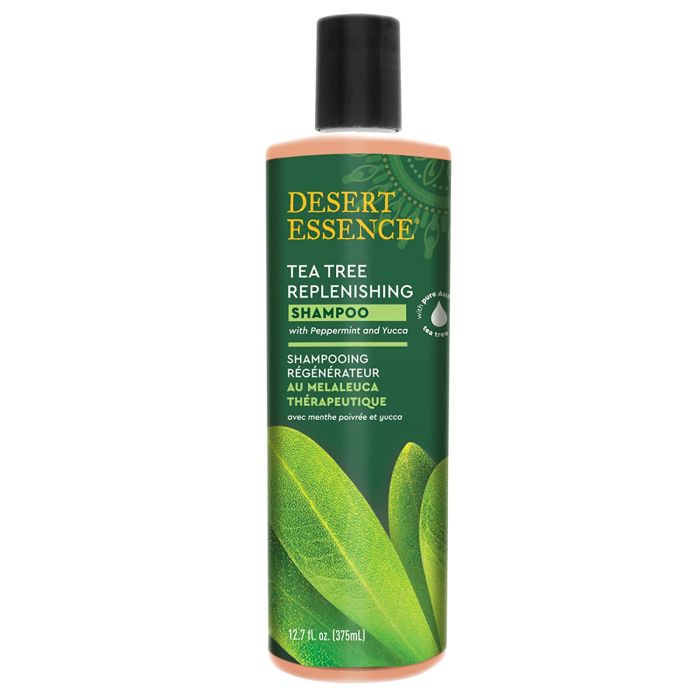 Desert Essence Tea Tree Replenishing Shampoo 12 Oz Cruelty Free - supplemynts.com