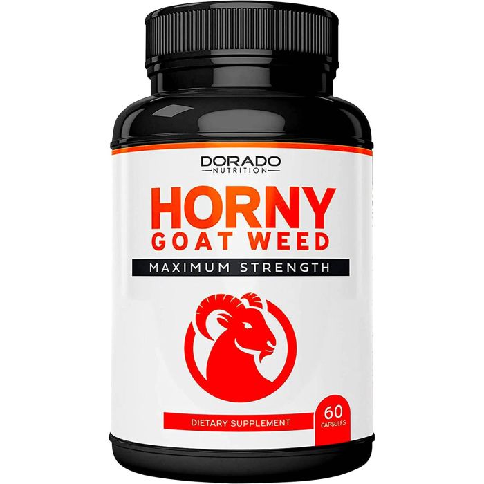 Dorado Nutrition 60 Count Horny Goat Weed Maximum Strength Men Women - supplemynts.com