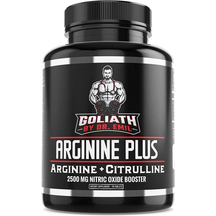 Dr Emil Men Booster Goliath Arginine Plus Citrulline Nitric Oxide - supplemynts.com