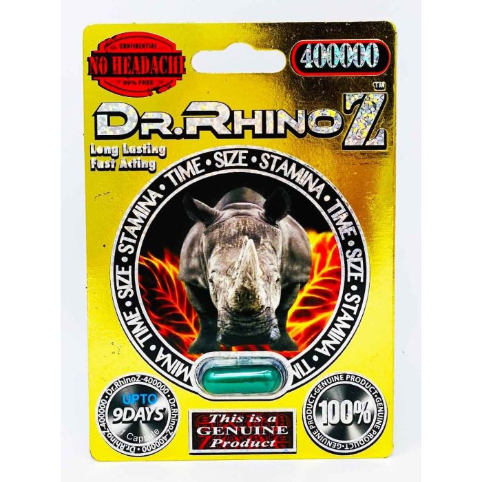Dr Rhino Z 400000 Male Sexual Performance Enhancement Pill - supplemynts.com