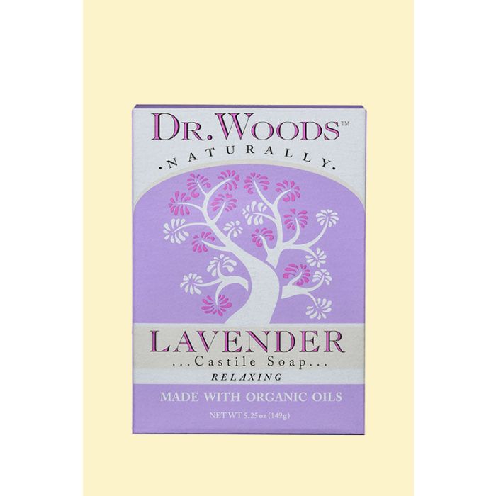 Dr. Woods Exfoliating Lavender Relaxing Bar Soap 5.25 Oz Shea Butter - supplemynts.com