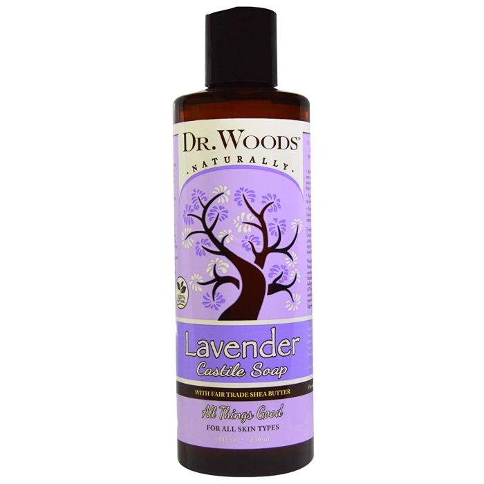 Dr. Wood Pure Lavender Castile Soap Organic Shea Butter All Skin Types - supplemynts.com