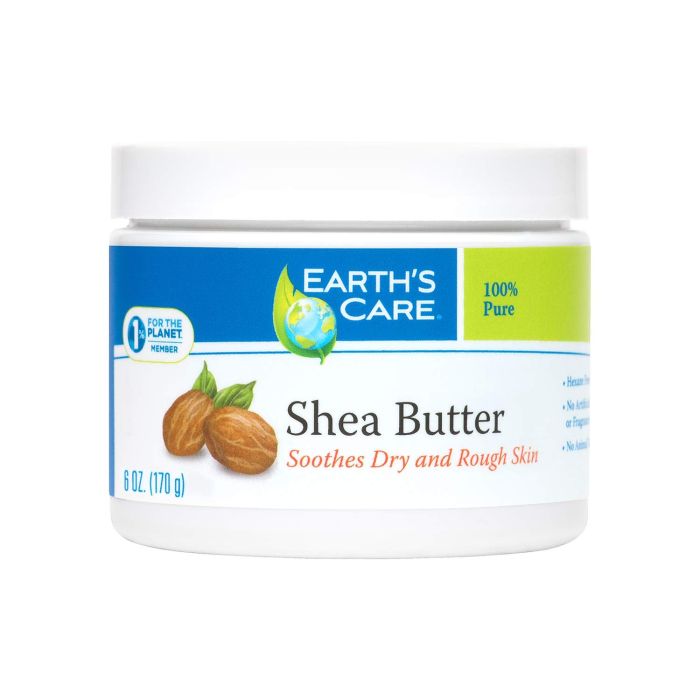 Earth's Care Pure Natural African Shea Butter 6 Oz Vegan - supplemynts.com