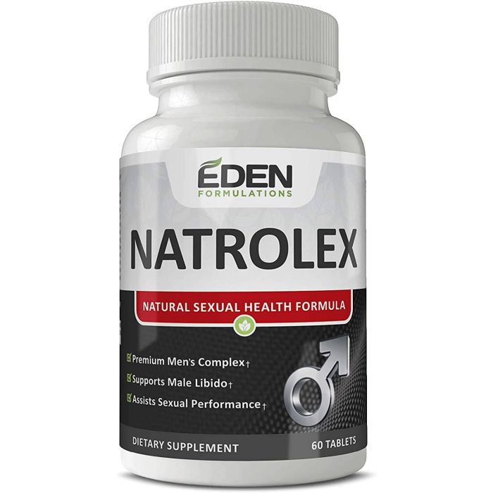 Eden Natrolex 60 Tablets Natural Sexual Health Formula Male Libido - supplemynts.com