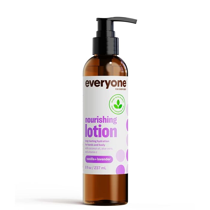 EO Nourishing Vanilla Lavender 2in1 Lotion 8 Oz Long Lasting Hydration - supplemynts.com