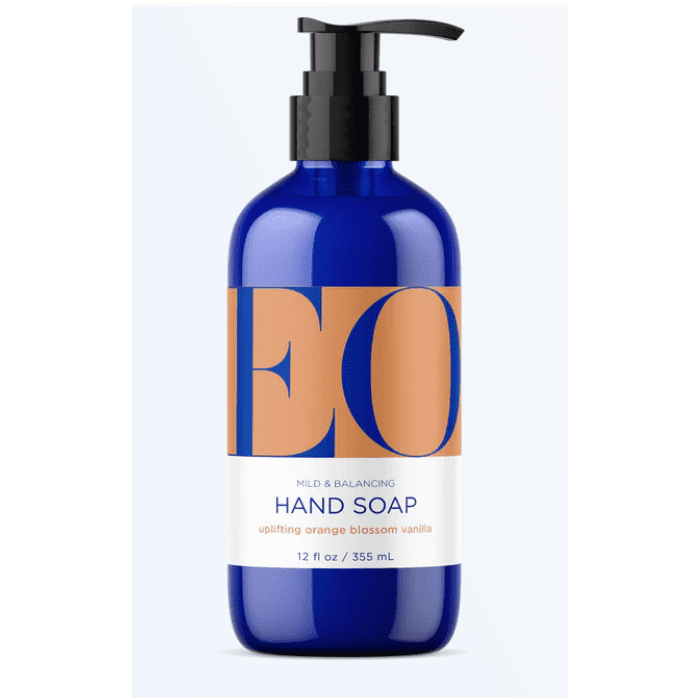EO Uplifting Orange Blossom Vanilla Hand Soap 12 Oz Cruelty Free - supplemynts.com