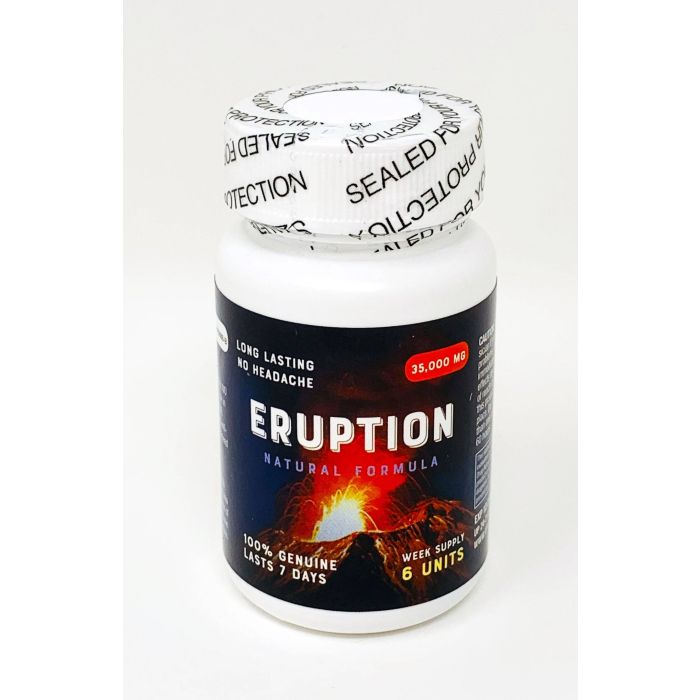 Eruption 35000mg Male Sexual Enhancement Gold 6 Count Bottle Pill - supplemynts.com