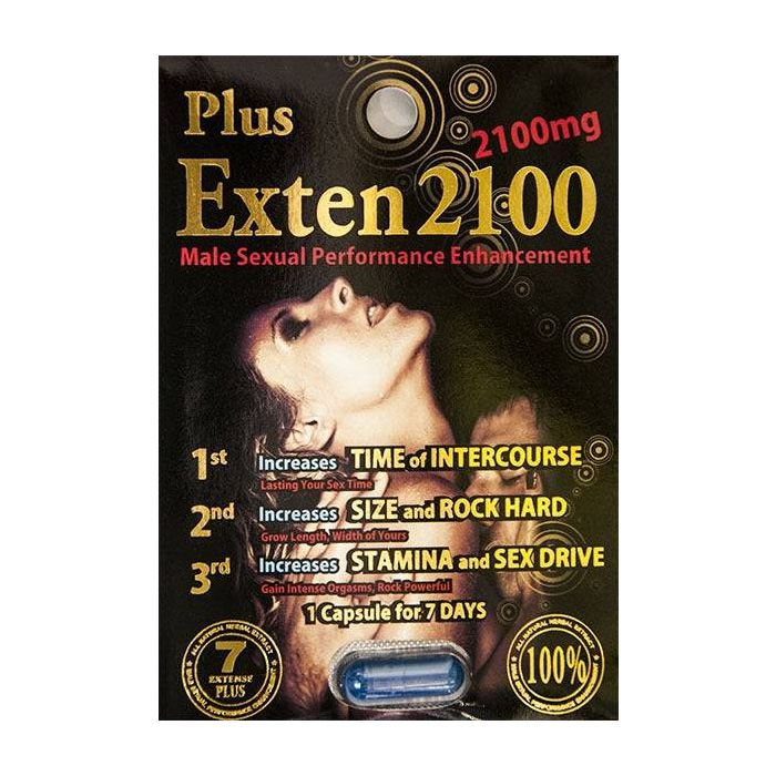 Exten Plus 2100mg Male Sexual Performance Enhancement Pill - supplemynts.com