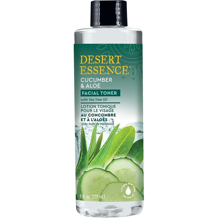 Facial Toner 8 Oz Cucumber Aloe Tea Tree Oil Desert Essence - supplemynts.com