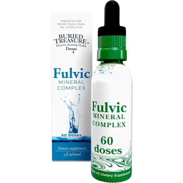 Fulvic Minerals Complex Drops 60 Doses Immune Support Buried Treasure - supplemynts.com