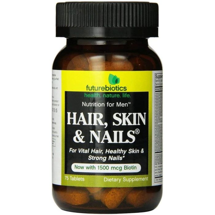 Futurebiotics Hair Skin Nails Tablet Mens Nutrition Supplement - supplemynts.com