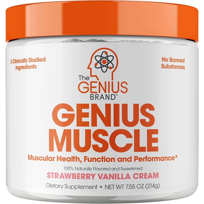 Genius Muscle Health Function Performance Booster Powder - supplemynts.com