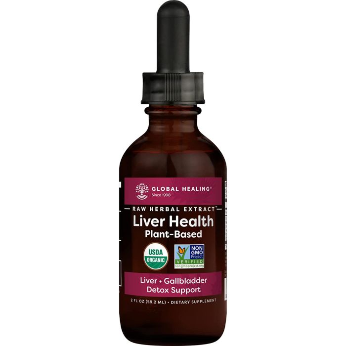 Global Healing Liver Health Plant Based Formula 2 Oz Gluten Free - supplemynts.com