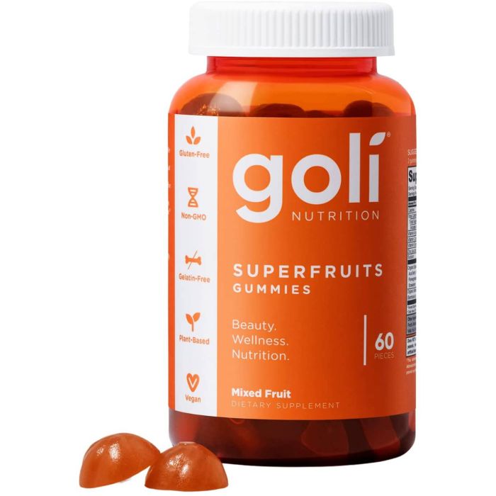 Goli Superfruits 60 Gummies Mixes Fruits Beauty Wellness Supplement - supplemynts.com