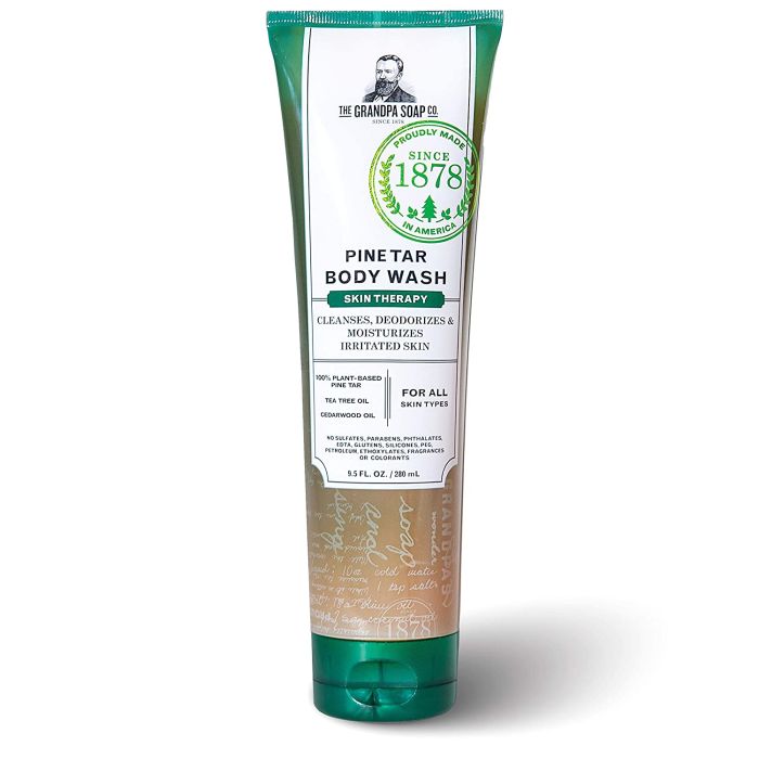 Grandpa Soap Pine Tar Body Wash 9.5 Oz Skin Therapy - supplemynts.com