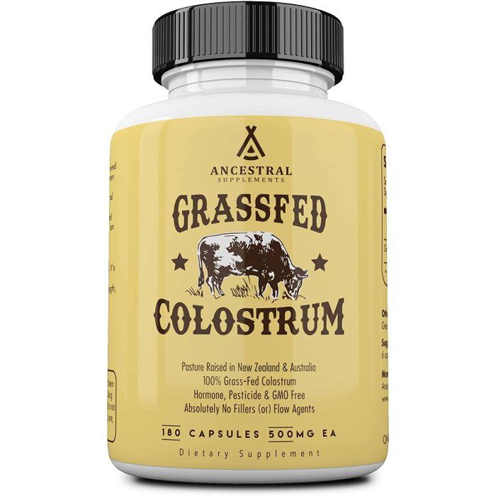 Grass Fed Colostrum Supports Immune 180 Pills Ancestral Supplements - supplemynts.com