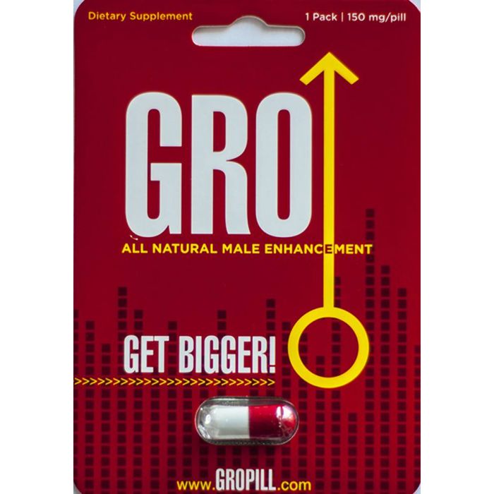 Gro Get Bigger All Natural Enhancement Pill - supplemynts.com
