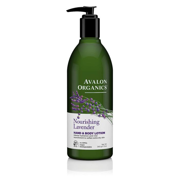 Hand Body Lotion Nourishing Lavender Avalon Organics Plant Based - supplemynts.com