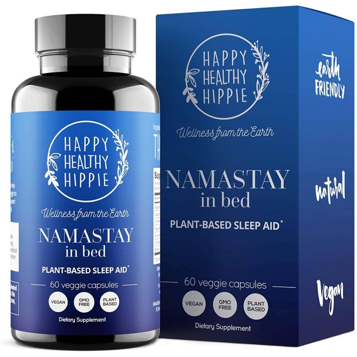 Happy Healthy Hippie Namastay In Bed Pant Based Sleep Aid 60 Vegan Cap - supplemynts.com