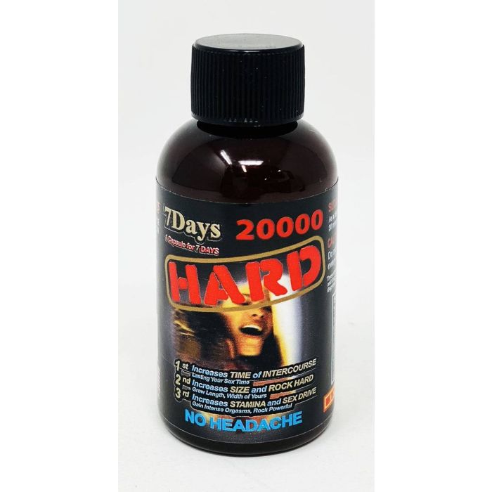 Hard 20000 Male Sexual Enhancement 2oz Liquid Shot Bottle - supplemynts.com