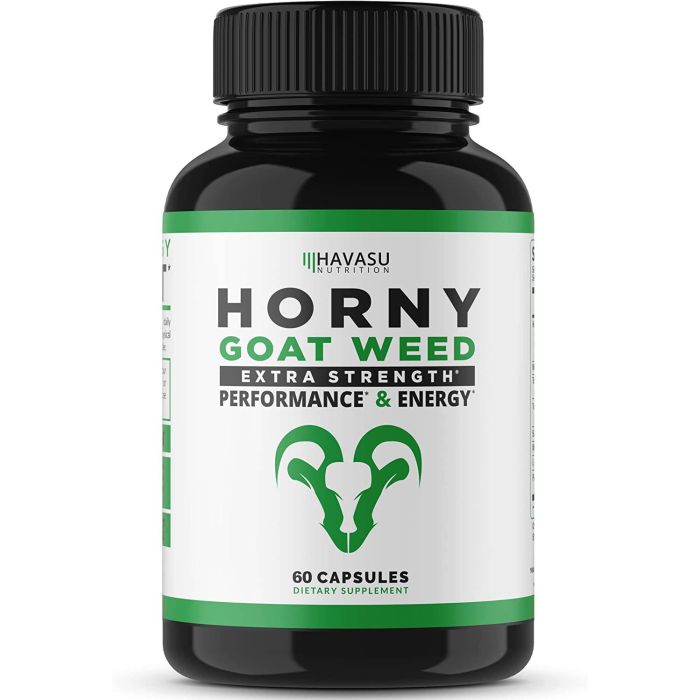 Havasu Horny Goat Weed Extra Strength Performance Support 60 Caps - supplemynts.com