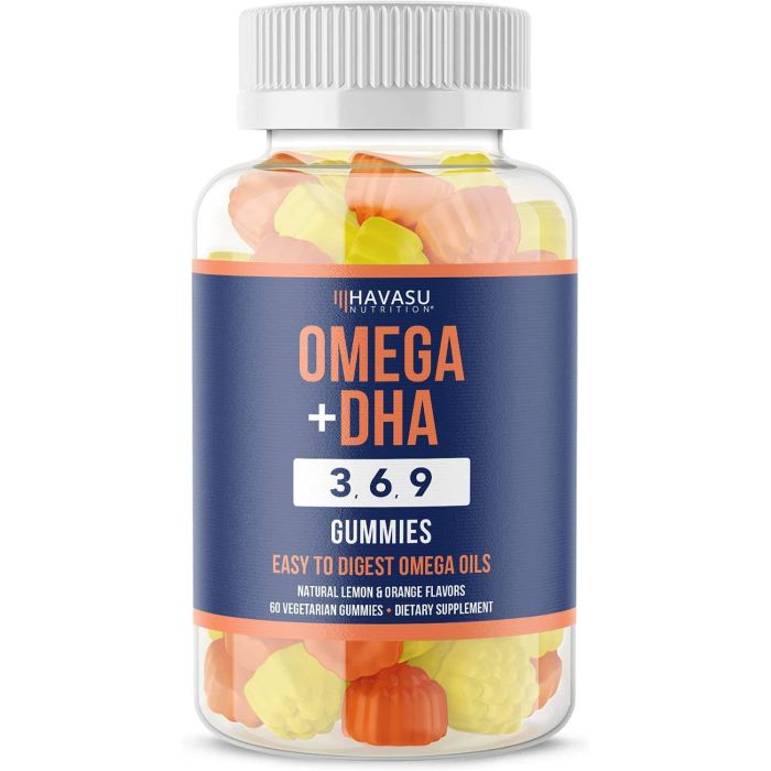 Havasu Omega 3 6 9 Plus Dha 60 Vegetarian Gummies Easy To Digest - supplemynts.com