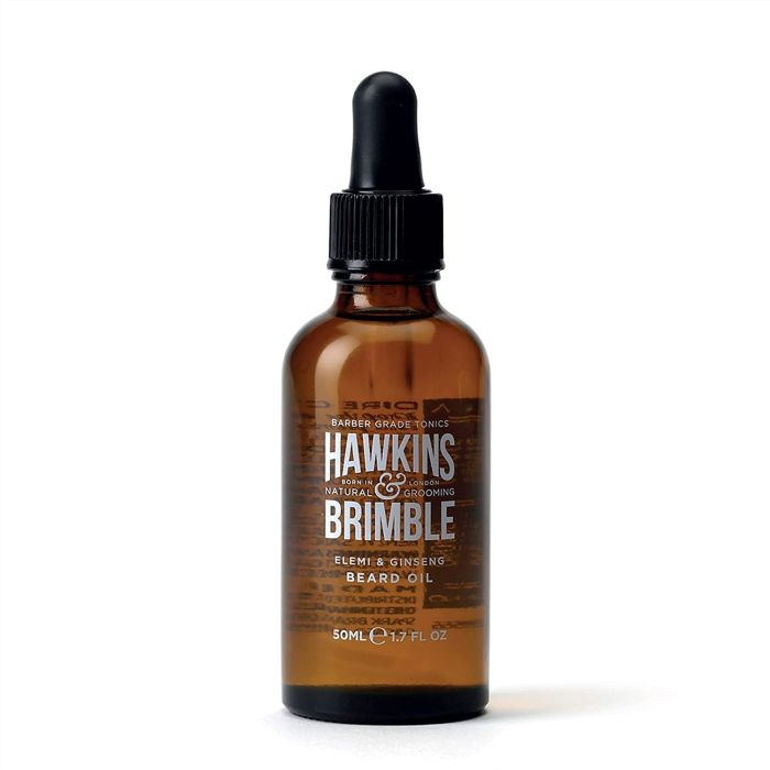 Hawkins Brimble Beard Oil 50ml Nourishing Strengthening Elemi Ginseng - supplemynts.com
