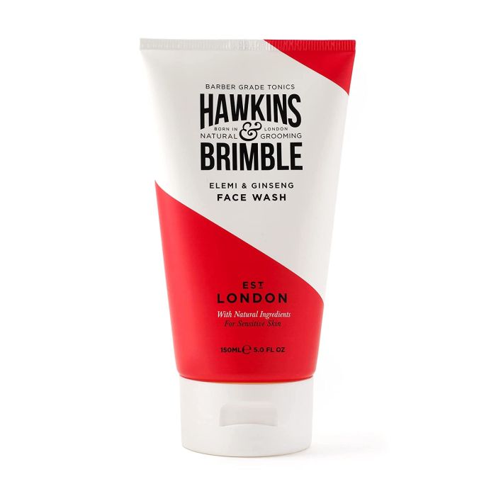 Hawkins Brimble Face Wash 150ml Sensitive Skins Natural Ingredients - supplemynts.com
