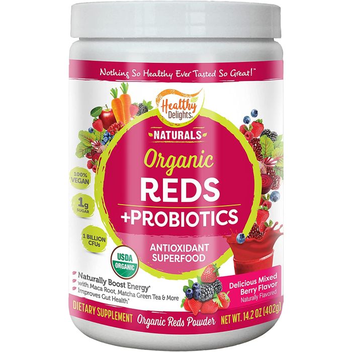 Healthy Delights Organic Reds Probiotics Powder Antioxidant Superfood - supplemynts.com