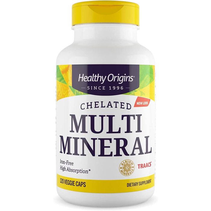 Healthy Origins Chelated Multi Mineral 120 Veggie Caps High Absorption - supplemynts.com
