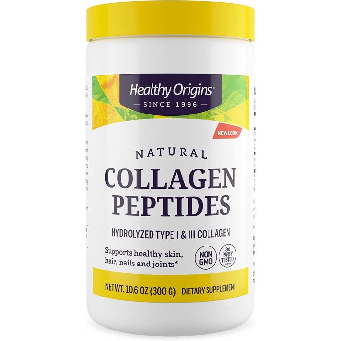Healthy Origins Collagen Peptides 300g Non GMO Gluten Free - supplemynts.com