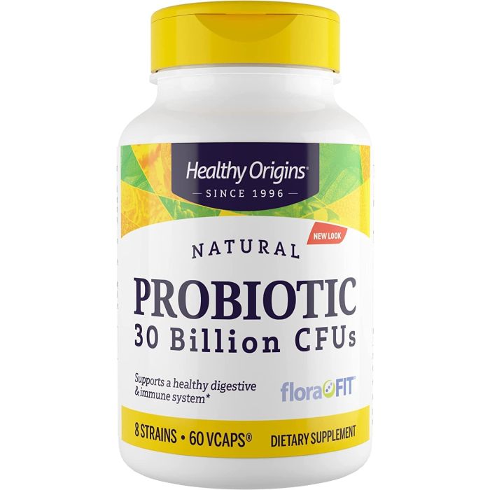 Healthy Origins Probiotic 30 Billion CFUs Veggie Caps Immune Support - supplemynts.com
