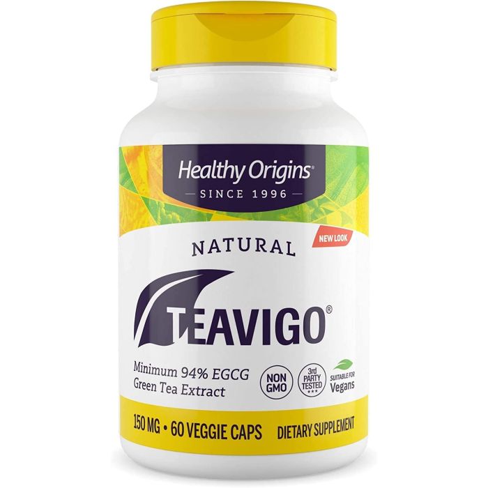 Healthy Origins Teavigo 150 mg Green Tea Extract 60 Veggie Capsules - supplemynts.com