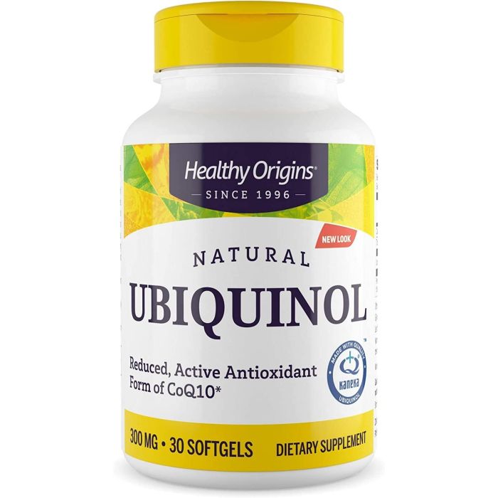 Healthy Origins Ubiquinol 300 mg Gluten Free Softgels Energy Support - supplemynts.com