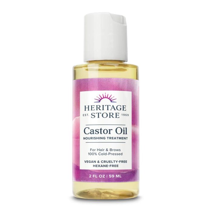 Heritage Store Castor Oil Nourishing Treatment Cold Pressed Vegan - supplemynts.com
