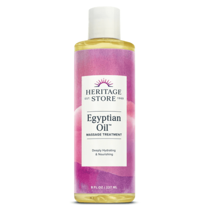 Heritage Store Egyptian Oil Massage Treatment Nourishing 8 Oz - supplemynts.com