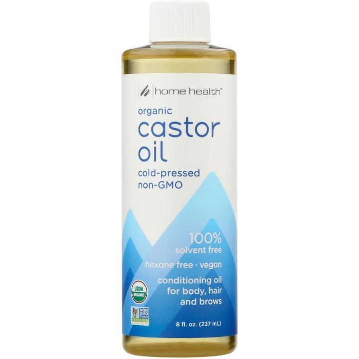 Home Health Castor Oil Cold Pressed Non GMO Paraben-Free Vegan - supplemynts.com