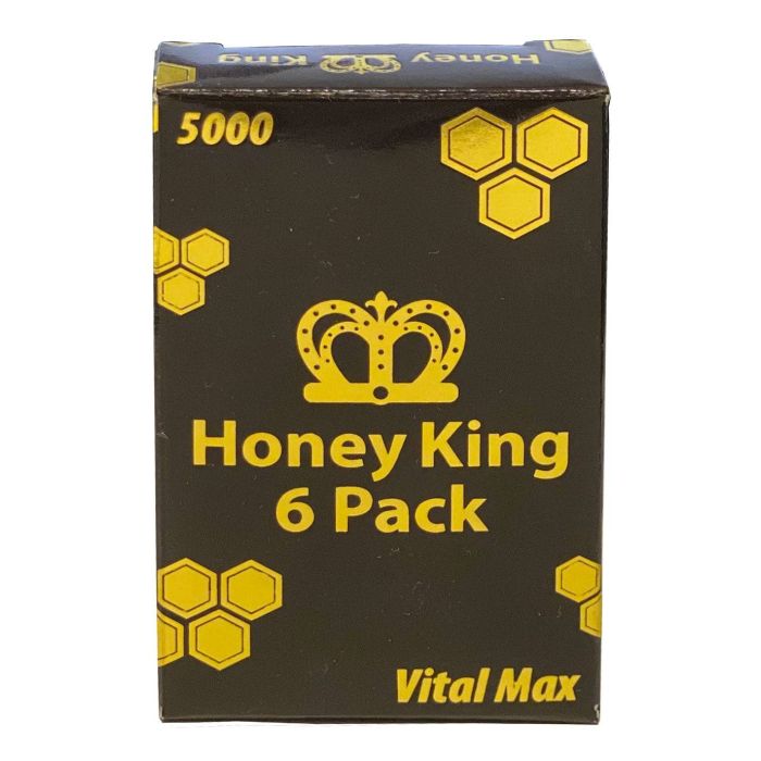 Honey King 5000 Male Enhancement Vita Max Organic 6 Sachet Pack - supplemynts.com