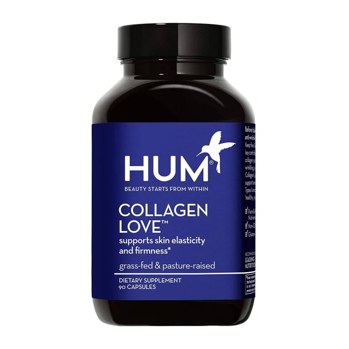 Hum Collagen Love Skin Health Supplement Grass Fed 90 Caps - supplemynts.com