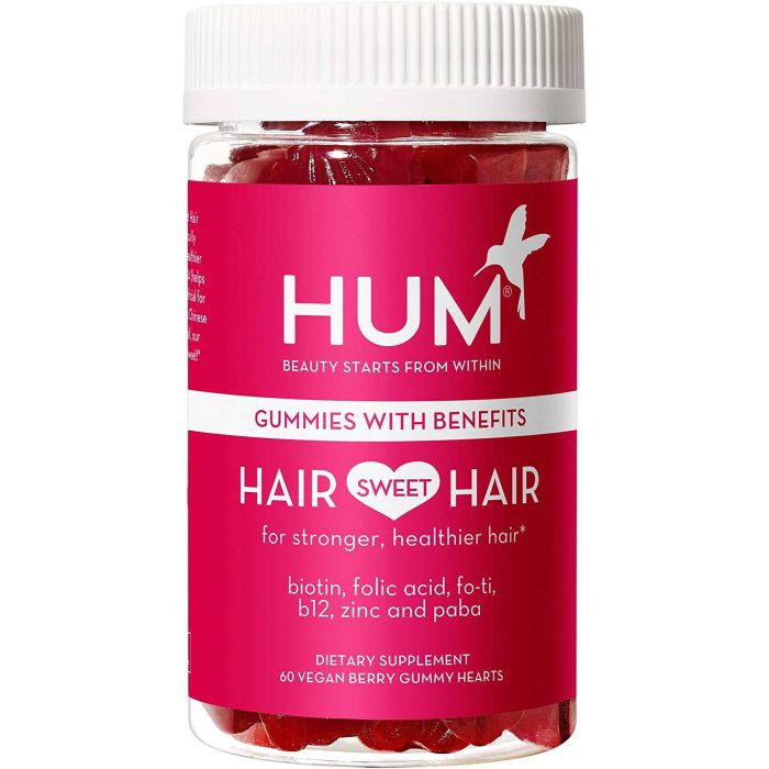 Hum Hair Sweet Hair Vegan Gummy Vitamins Biotin Folic Acid B12 - supplemynts.com