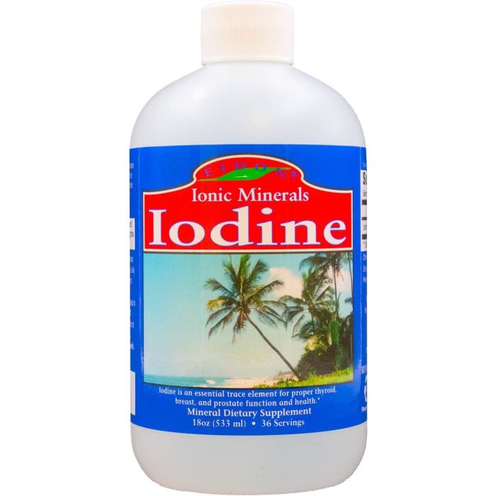 Iodine Dietary Supplement 18 Oz Eidon Ionic Minerals Sugar Free - supplemynts.com