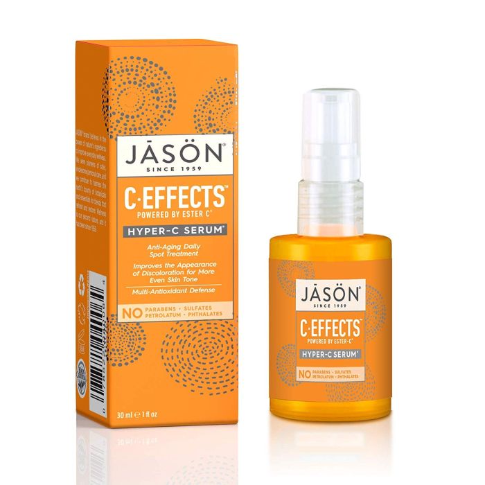 Jason C Effects Serum Hyper C 1 Oz Anti Aging Treatment Brighten Skin - supplemynts.com