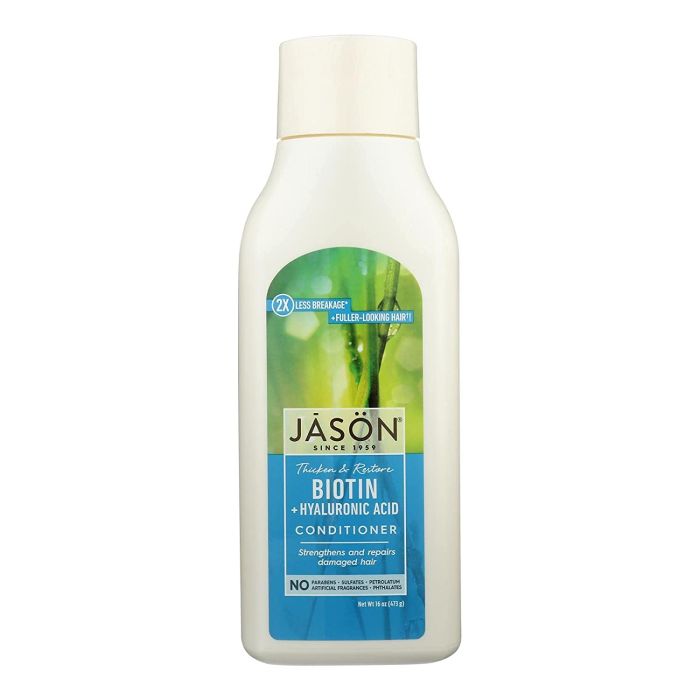 Jason Extra Volumizing Biotin Hair Conditioner Thickening 16 Oz Vegan - supplemynts.com