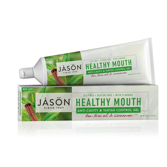 Jason Healthy Mouth Antiplaque Tartar Control Toothpaste 6 Oz Vegan - supplemynts.com