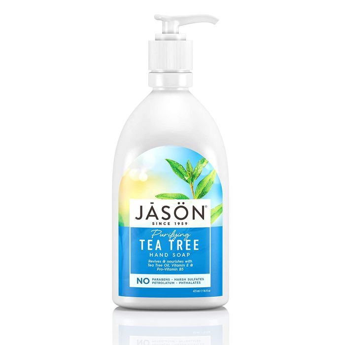 Jason Purifying Tea Tree Hand Soap 16 Oz No Animal Testing Vegan - supplemynts.com
