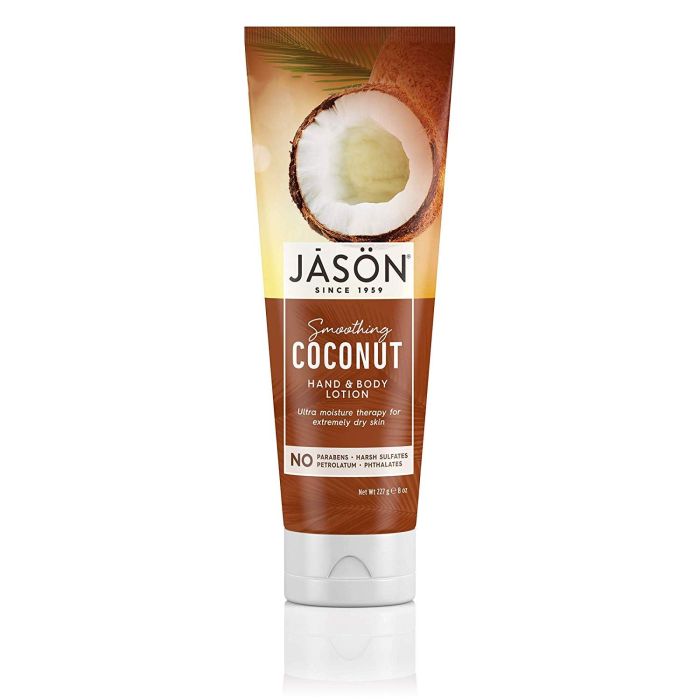 Jason Smoothing Coconut Hand Body Lotion 8 Oz Vegan No Parabens - supplemynts.com