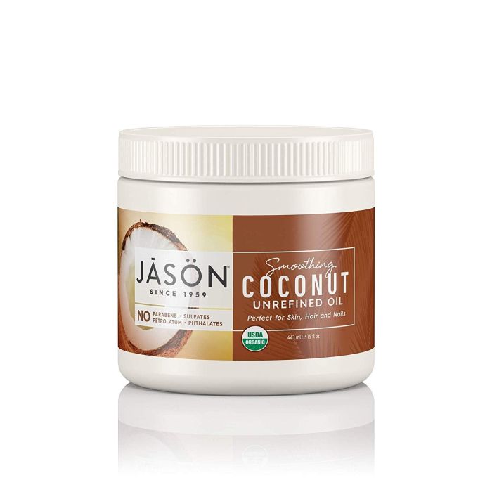 Jason Smoothing Unrefined Coconut Oil 15 Oz No Animal Testing - supplemynts.com