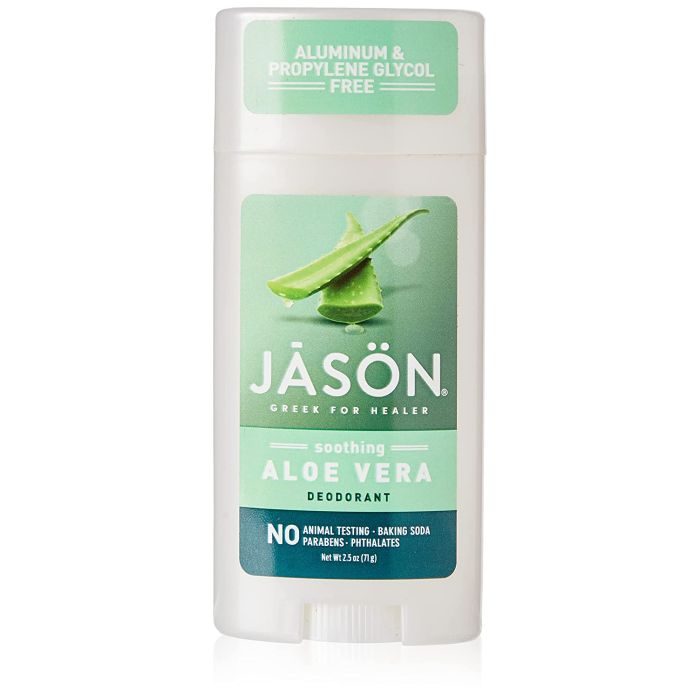Jason Soothing Aloe Vera Deodorant Stick 2.5 Oz Aluminum Free Vegan - supplemynts.com