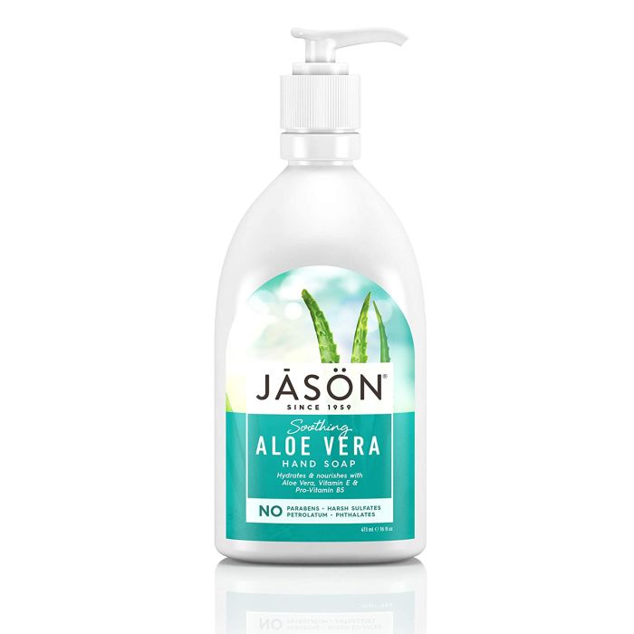 Jason Soothing Aloe Vera Hand Soap 16 Oz No Parabens Vegan - supplemynts.com